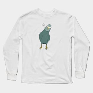 "Hi" Pigeon Long Sleeve T-Shirt